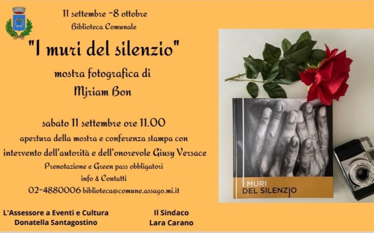 I muri del silenzio, la mostra di Myriam Bon per le vittime di violenza