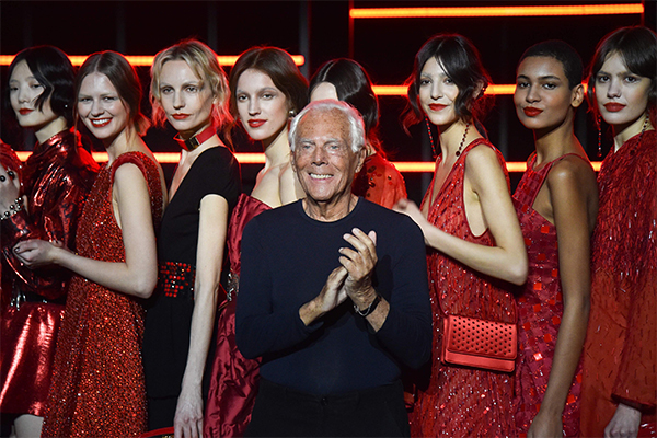 Emporio Armani compie 40 anni: festa speciale per Giorgio, Re della moda