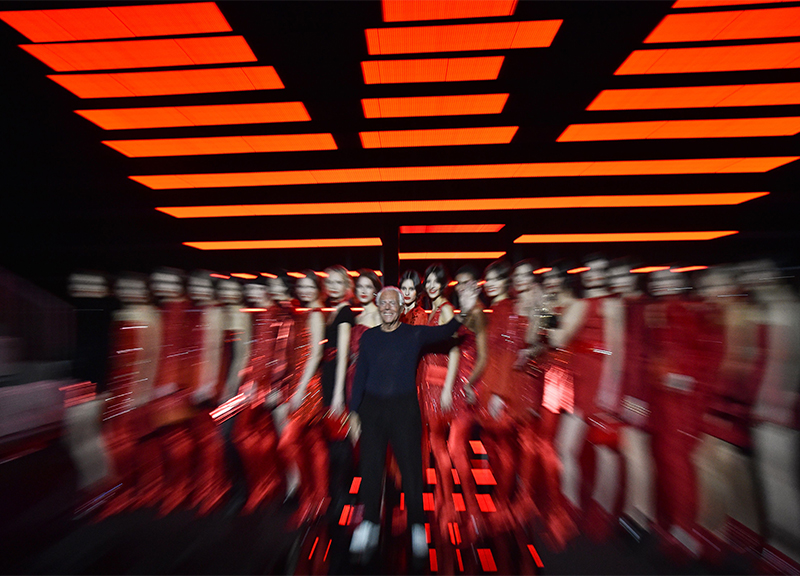 Emporio Armani compie 40 anni: festa speciale per Giorgio, Re della moda