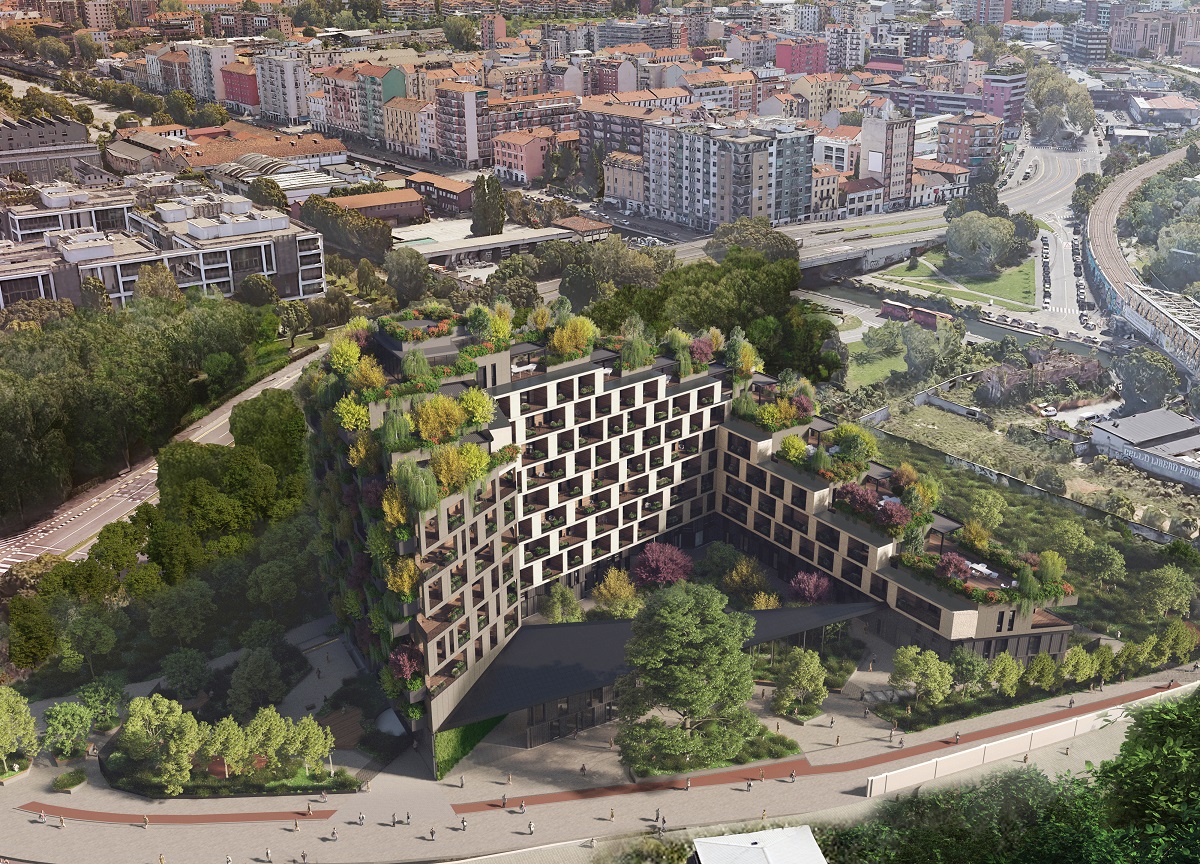 Bosconavigli: la nuova visione green di Boeri per la zona Tortona. FOTO Bosconavigli: la nuova visione green di Boeri per la zona Tortona. FOTO