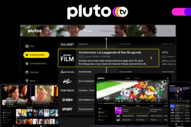 Pluto Tv sbarca in Italia: la piattaforma streaming gratis e con 40 canali