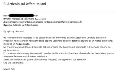 Milioni di italiani senza rappresentanza, tanti scrivono a Affari, ringraziano