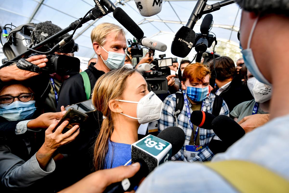 Youth4Climate, Greta accende la folla a Milano: “Basta bla bla bla” Youth4Climate, Greta accende la folla a Milano: “Basta bla bla bla”