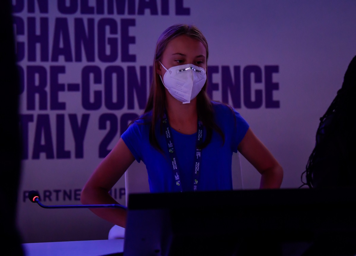Greta Thunberg a Milano: “Politici, basta con i bla bla bla”. FOTO Greta Thunberg a Milano: “Politici, basta con i bla bla bla”. FOTO