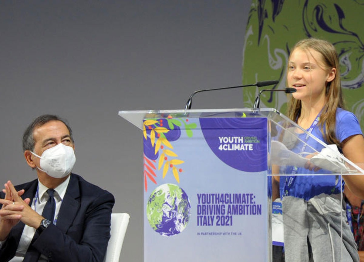Youth4Climate, Greta accende la folla a Milano: “Basta bla bla bla” Youth4Climate, Greta accende la folla a Milano: “Basta bla bla bla”