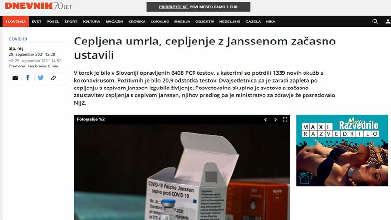 Muore 20enne, Slovenia sospende vaccino J&J – Il tg VERO GIORNALE Muore 20enne, Slovenia sospende vaccino J&J – Il tg VERO GIORNALE