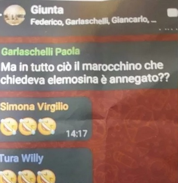 “Ma poi il marocchino è annegato?” Bufera su sindaco e Giunta di Voghera. FOTO