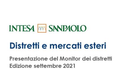 Intesa Sanpaolo, monitor dei distretti industriali: balzo dell’export (+27,6%)