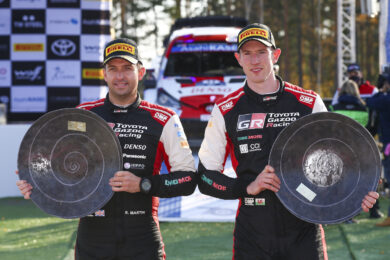 WRC, Evans fa bottino pieno al Rally di Finlandia