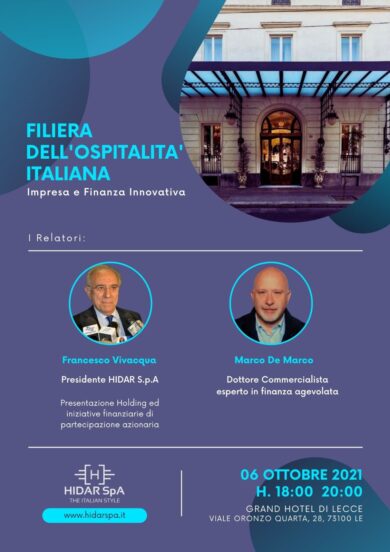 Da Milano a Lecce per promuovere il settore alberghiero