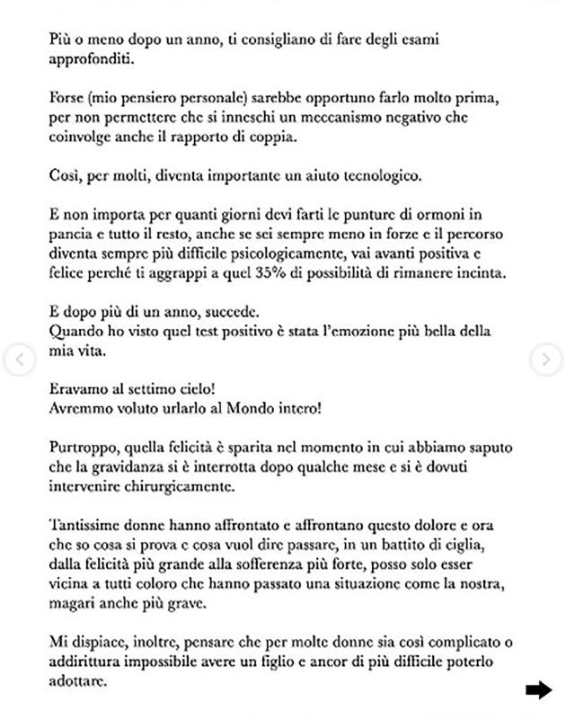 Bianca Atzei racconta il dramma dell’aborto: “Voglio ancora essere mamma” Bianca Atzei racconta il dramma dell’aborto: “Voglio ancora essere mamma”