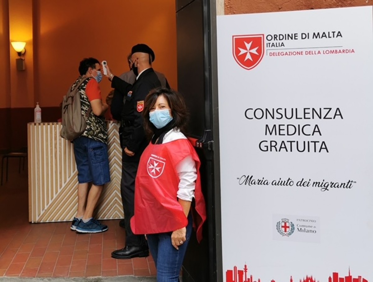 L’Arcivescovo Delpini in visita al presidio sanitario dell’Ordine di Malta L’Arcivescovo Delpini in visita al presidio sanitario dell’Ordine di Malta