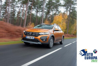 Nuova Dacia Sandero, finalista “Auto Europa 2022”.