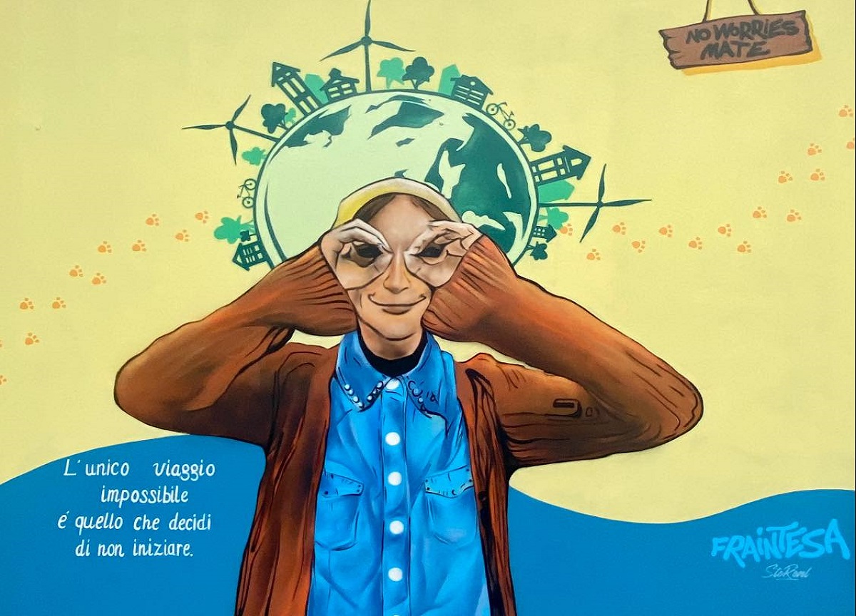 Milano, inaugurato il murale dedicato alla travel blogger Fraintesa Milano, inaugurato il murale dedicato alla travel blogger Fraintesa