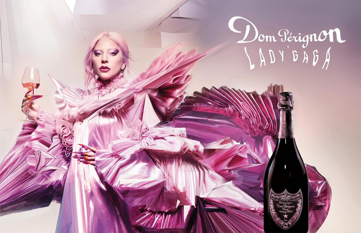 Lady Gaga nuovo volto Dom Pérignon, debuttano le bottiglie Limited Edition ’21