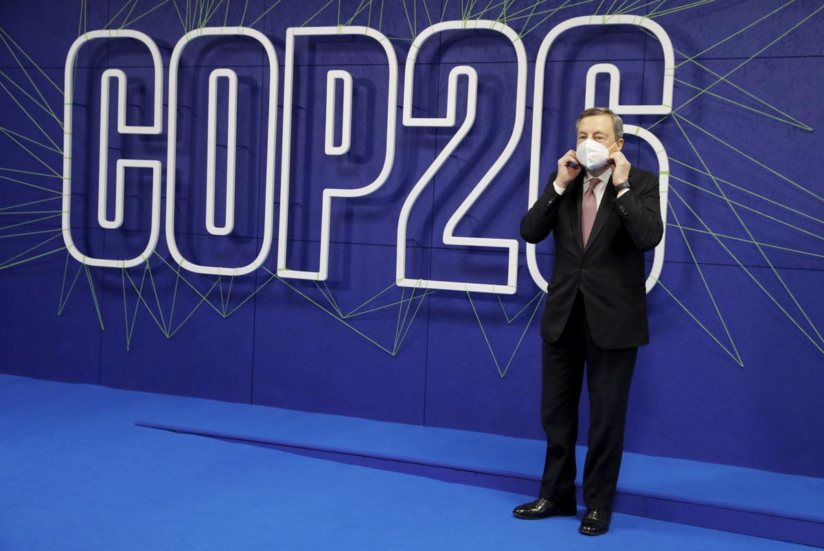 Cop 26, Draghi: “Andare molto oltre quanto fatto al G20”. Al via Glasgow