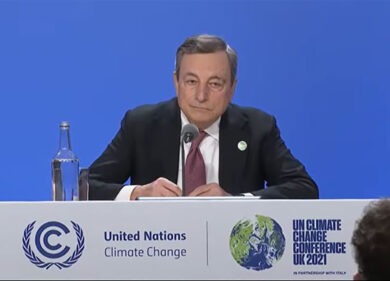 Cop26, Draghi: “Rinnovabili hanno limiti”, e Cingolani indica la ricetta.VIDEO