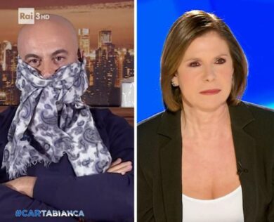 Paragone si imbavaglia a Cartabianca: “No Green Pass disertori da fucilare”