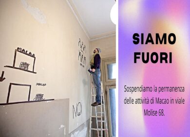 Il centro sociale Macao sospende le attività: “Ma è un arrivederci”