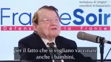 Montagnier: “Vaccino covid ai bambini mi scandalizza”  – Il tg VERO GIORNALE