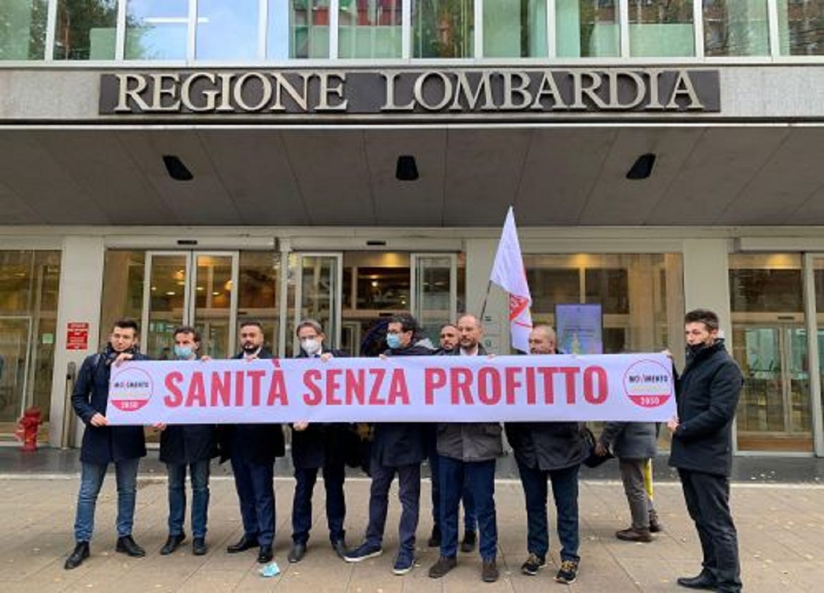 Regione Lombardia, opposizioni in presidio contro la riforma sanitaria. FOTO Regione Lombardia, opposizioni in presidio contro la riforma sanitaria. FOTO