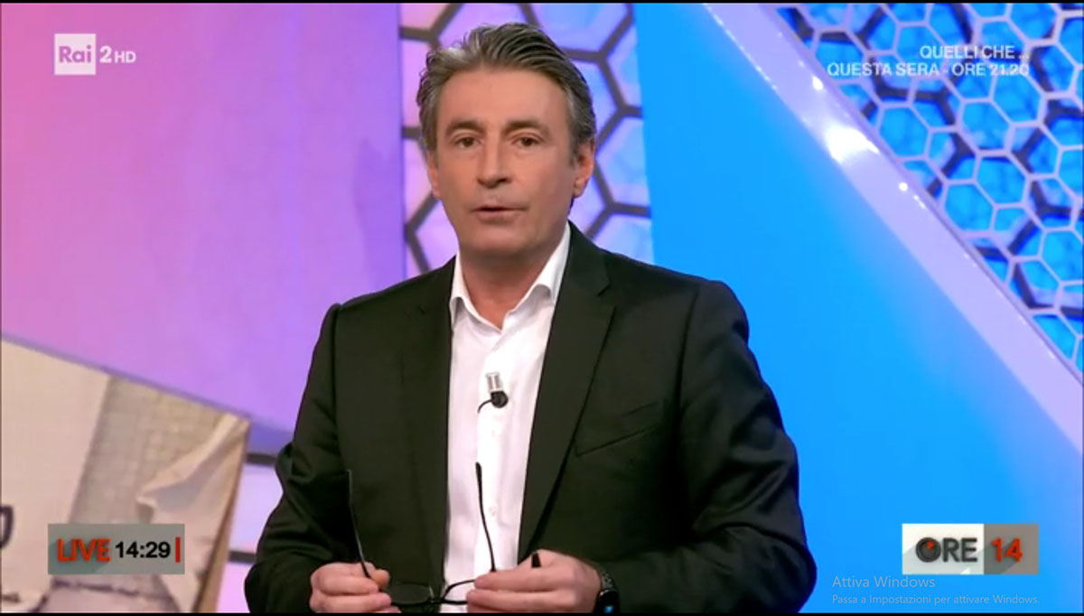 Milo Infante star di Rai 2: decolla con Ore 14 e vola verso la prima serata