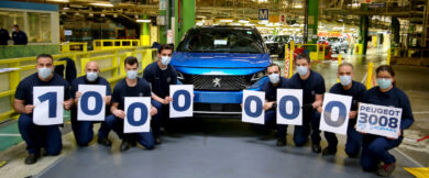 Peugeot: nello stabilimento si Sochaux prodotto il milionesimo 3008
