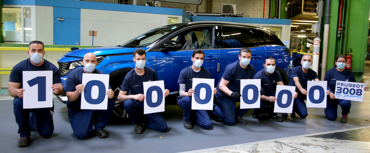 Peugeot: nello stabilimento si Sochaux prodotto il milionesimo 3008 Peugeot: nello stabilimento si Sochaux prodotto il milionesimo 3008