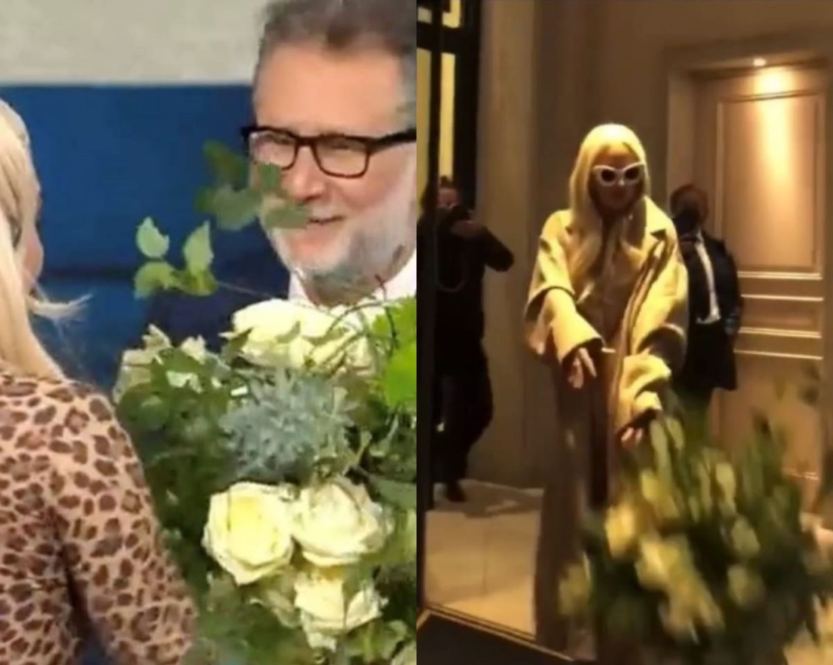 Lady Gaga, fiori ricevuti da Fazio? Buttati per terra, ecco perché. VIDEO