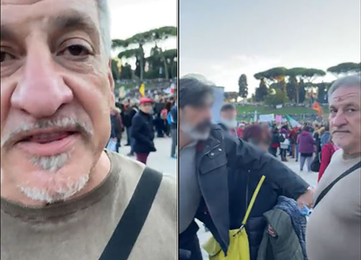 Selvaggia Lucarelli aggredita, testata da un No Vax al Circo Massimo. VIDEO