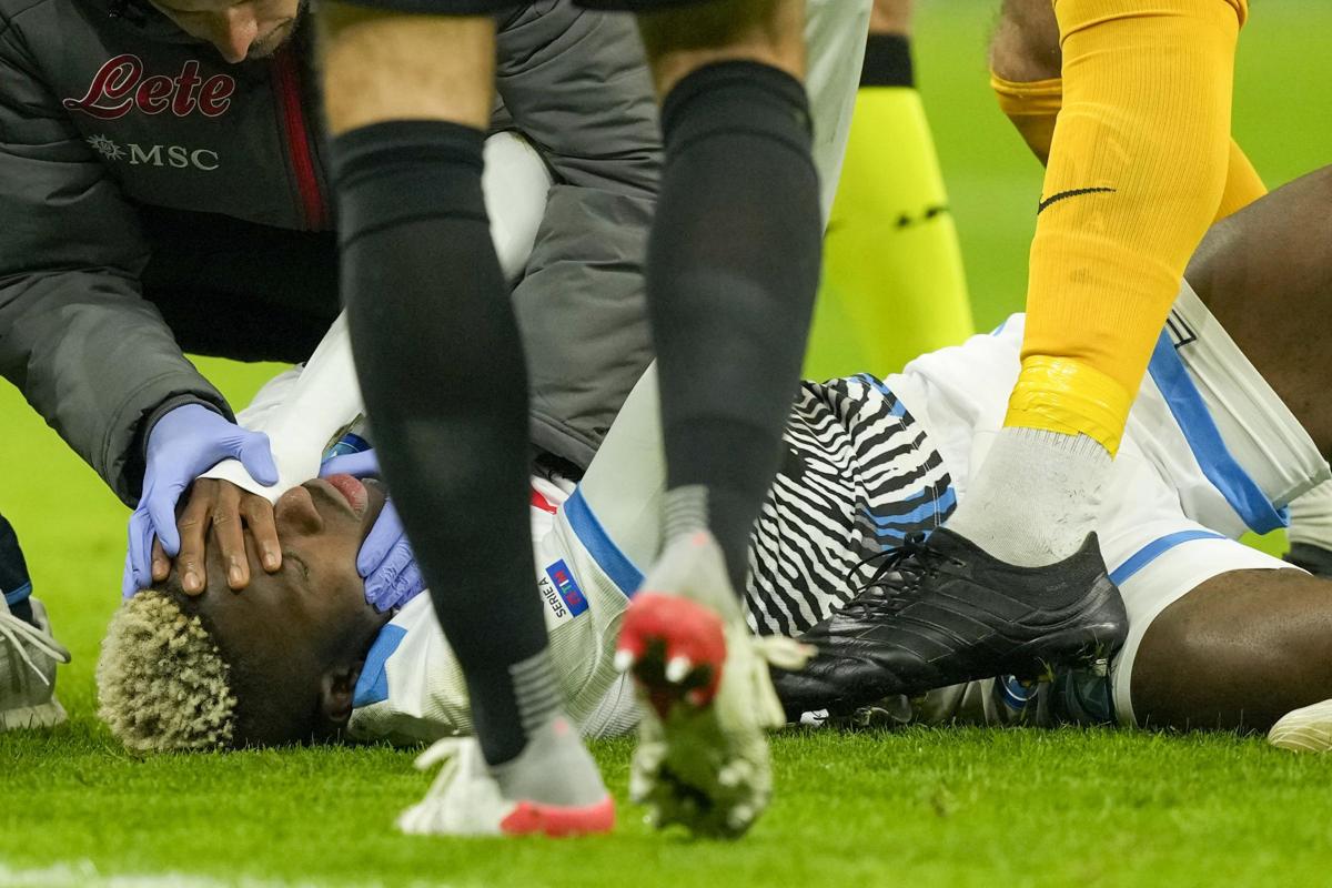 Napoli, Osimhen: prognosi dura. Ko Anguissa e Insigne. Emergenza Spalletti Napoli, Osimhen: prognosi dura. Ko Anguissa e Insigne. Emergenza Spalletti