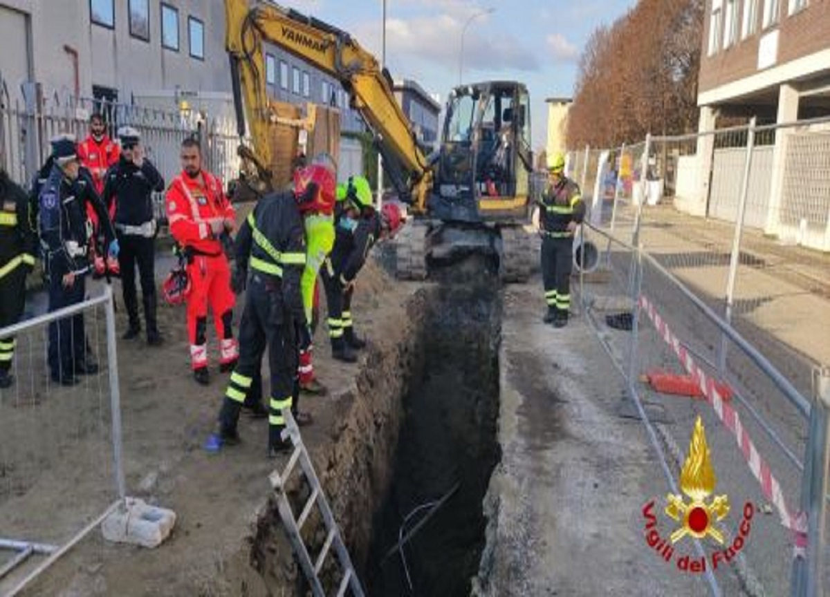 Rodano, operaio travolto e ucciso da un cumulo di terra Rodano, operaio travolto e ucciso da un cumulo di terra