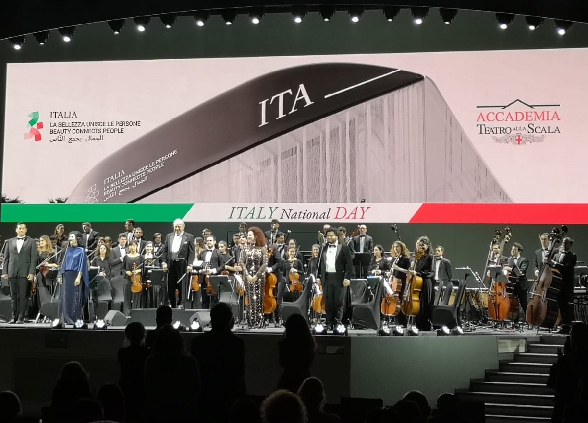Italia National Day a Dubai: Bracco porta in concerto i giovani della Scala Italia National Day a Dubai: Bracco porta in concerto i giovani della Scala