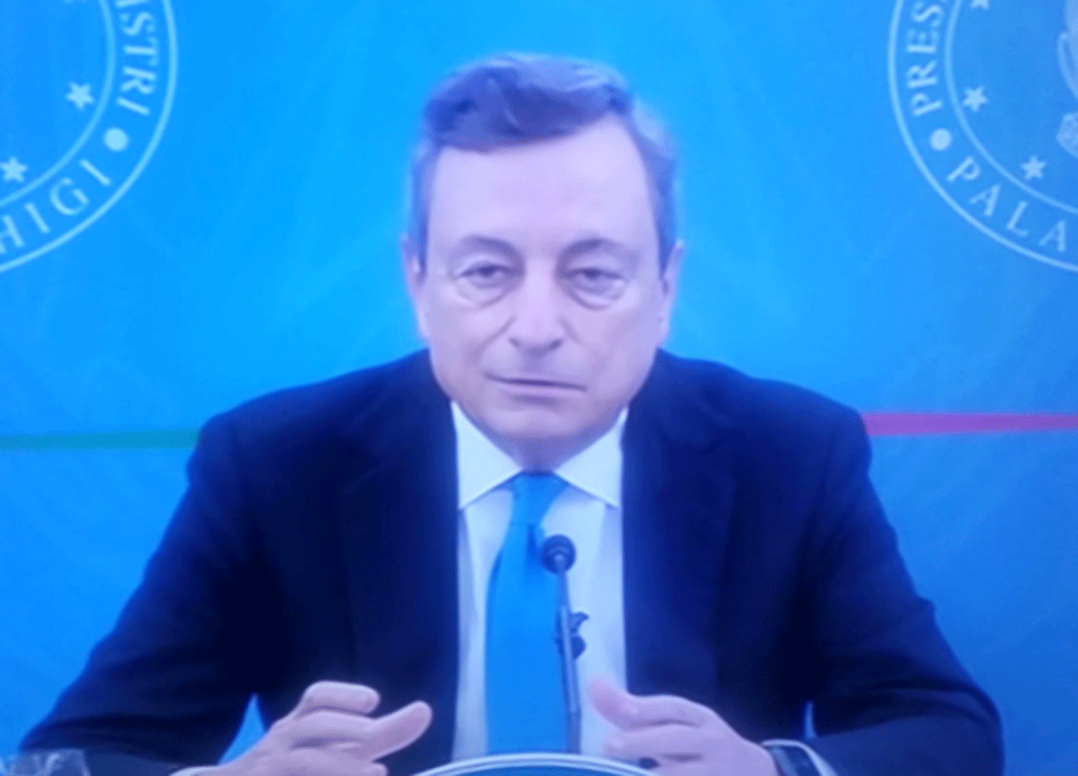 Draghi: “Lieve ma costante peggioramento. Prevenire per conservare normalità” Draghi: “Lieve ma costante peggioramento. Prevenire per conservare normalità”