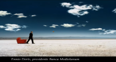 Ennio Doris e il celebre spot: “La banca costruita intorno a te”. VIDEO