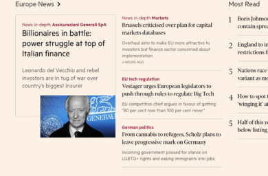 Generali, il FT: “Siamo allo showdown”. Faro della City sulla guerra nel Leone