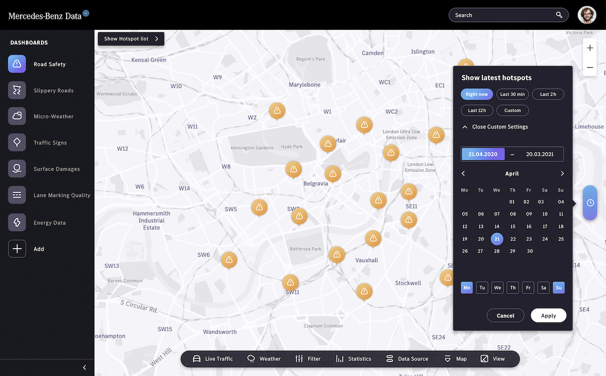 Mercedes Urban Mobility Solution: rendere le città più sostenibili