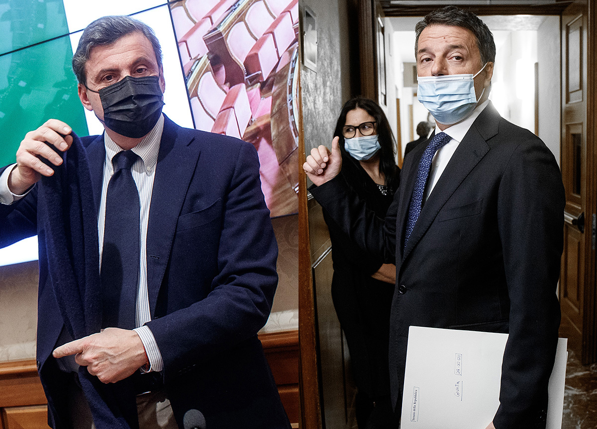 Renzi-Calenda uniti contro Conte lanciano segnali al Pd Renzi-Calenda uniti contro Conte lanciano segnali al Pd