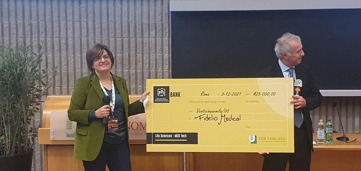 A Fidelio Medical il premio nazionale innovazione ’21, categoria life-science A Fidelio Medical il premio nazionale innovazione ’21, categoria life-science