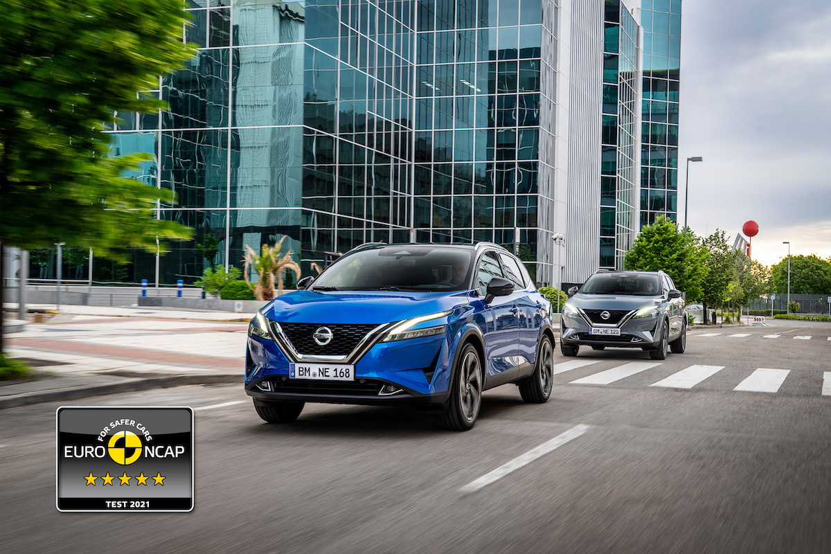 Nuovo Nissan Qashqai si aggiudica le Cinque stelle Euro NCAP 2021 Nuovo Nissan Qashqai si aggiudica le Cinque stelle Euro NCAP 2021