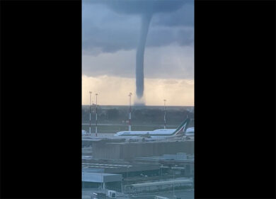 Tromba d’aria a Roma spaventosa, immagini mai viste. VIDEO