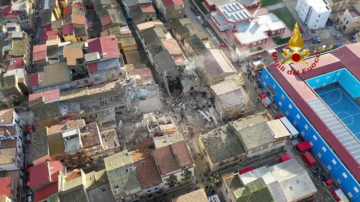 Ravanusa, trovati i corpi dei due dispersi. Bilancio definitivo di 9 morti