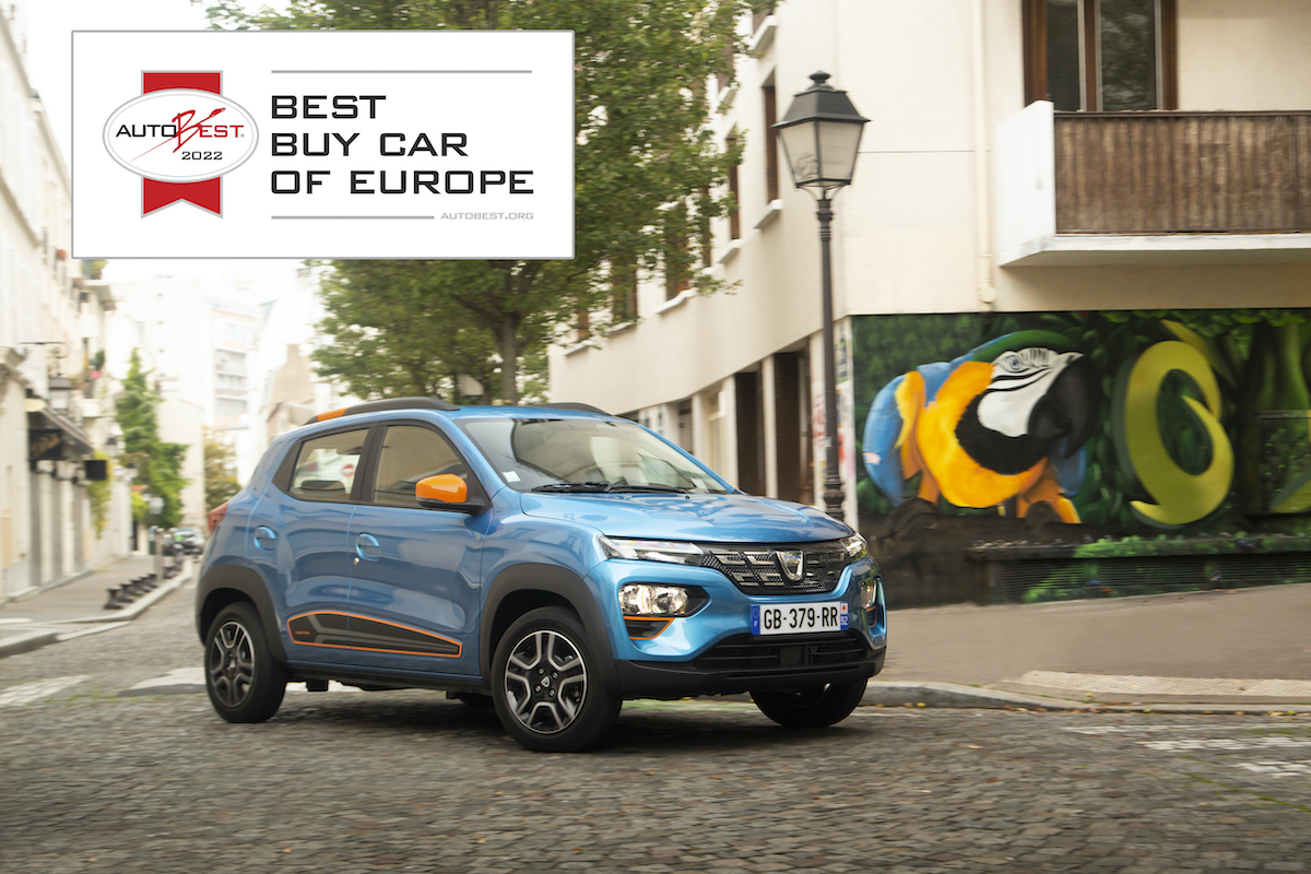 Dacia Spring eletta “The Best Buy Car of Europe  2022”