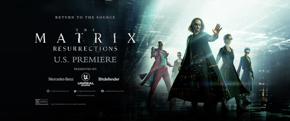 Mercedes: alla première di ‘The Matrix Resurrections’ la Classe G protagonista