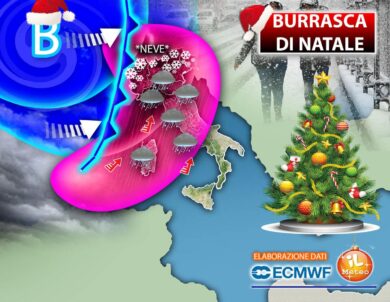 Meteo neve, burrasca di Natale: avanza il gelo su tutta Italia. Previsioni