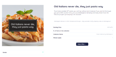 Eatable Token: quando la rivoluzione NFT incontra l’eccellenza alimentare
