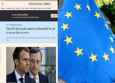 Patto di stabilità, da Draghi e Macron lettera sul FT: “Rivedere le regole”