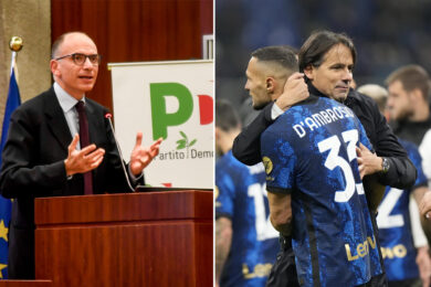 Sondaggi: Pd, fuga stile Inter: Letta “Inzaghi” stacca Meloni-Salvini. I trend