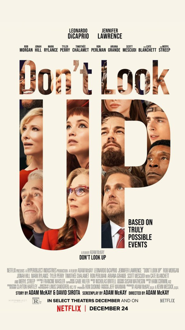 “Don’t look up”, il film con Di Caprio è la metafora sulla pandemia da Covid “Don’t look up”, il film con Di Caprio è la metafora sulla pandemia da Covid