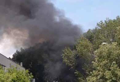 Incendio Marghera Petrolchimico, fiamme nello stabilimento ex Alcoa